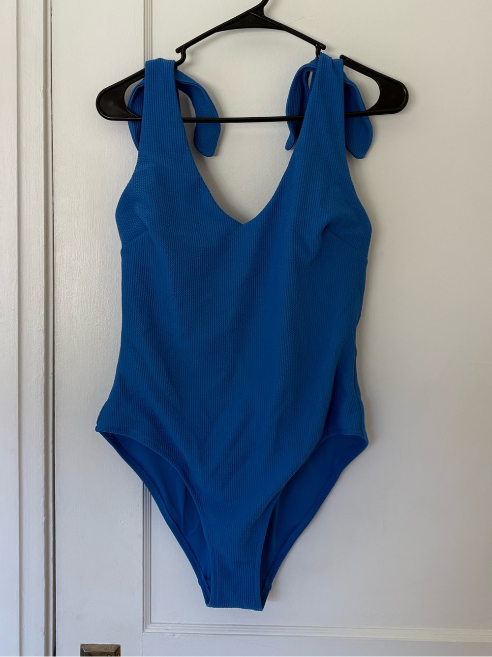 Blue bathing suit